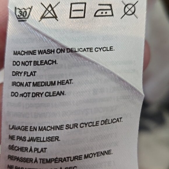 Anthropologie Farm Rio Palermo Elegant Floral Maxi Dress Black and White Size S - Picture 11 of 11